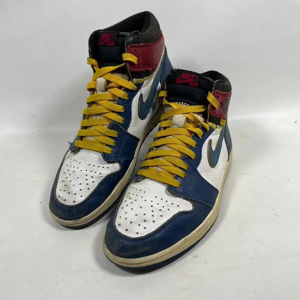 AIR JORDAN 1 High Union Los Angeles LA Storm Blue Size 9 2018 BV1300 146